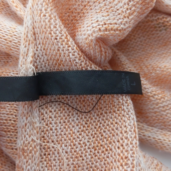 Crossroads Women's Top Size Large Orange Sleeveless Knit Round Hem Diamantes - Picture 12 of 14